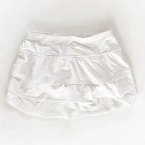 Athleta Stripe Swagger Skort - White Size XS EUC